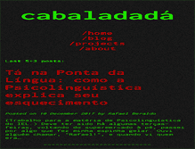 Tablet Screenshot of cabaladada.org